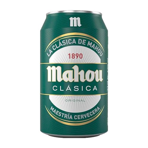 Bier 24 Einheiten Box Mahou Clásica Alu-Dose 33 cl von Mahou SA