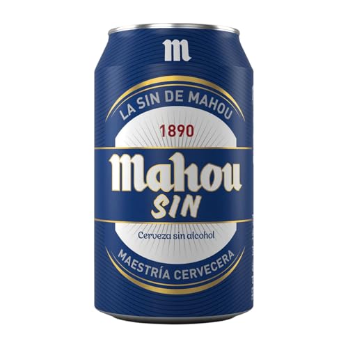 Bier 24 Einheiten Box Mahou SIN Alu-Dose 33 cl Sin Alcohol von Mahou SA