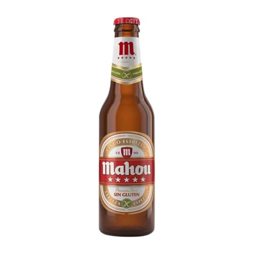 Bier 24 Einheiten Box Mahou sin Kleine Flasche 25 cl von Mahou SA