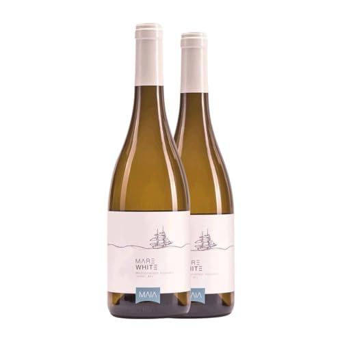 Maia. Mare White Binyamina Zichron Yaakov 75 cl Weißwein (Karton mit 2 Flaschen von 75 cl) von Maia