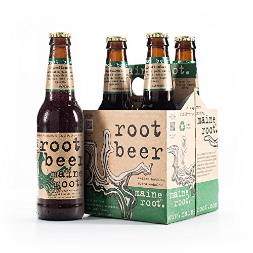 Maine Root Handgefertigtes Wurzelbier Soda, 355 ml, 12 Glasflaschen von Maine Root