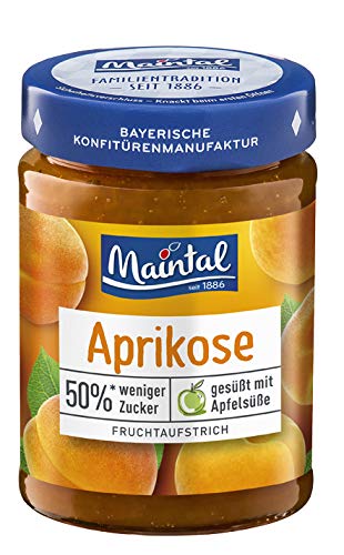 Maintal Aprikosen-Fruchtaufstrich, 50 % weniger Zucker von Maintal Konfitüren GmbH