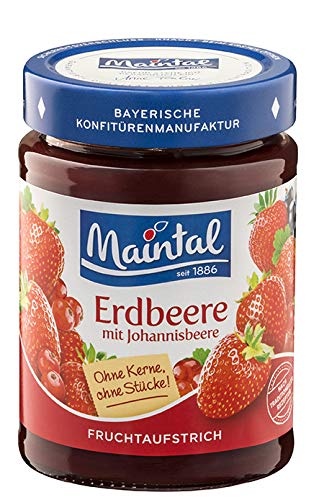 Maintal Erdbeer-Johannisbeer Fruchtaufstrich, fein passiert von Maintal Konfitüren GmbH