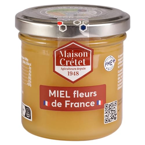 Maison Crétet | Honig aus Frankreich, 170 g | Honig nicht pasteurisiert | Glastopf | 170 g von Maison Crétet