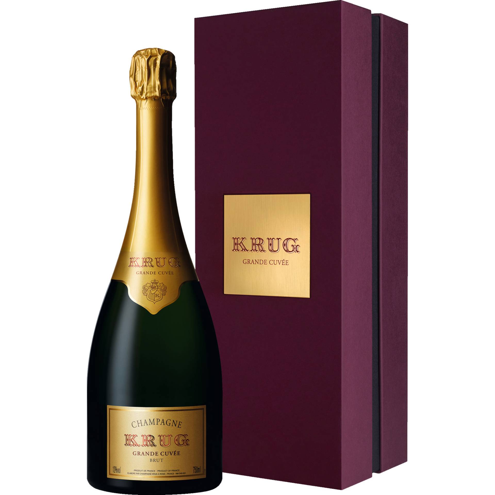 Champagne Krug Grande Cuvée 171ème Edition, Brut, Champagne AC, Geschenketui, Champagne, Schaumwein von Maison Krug, 51051 Reims, France