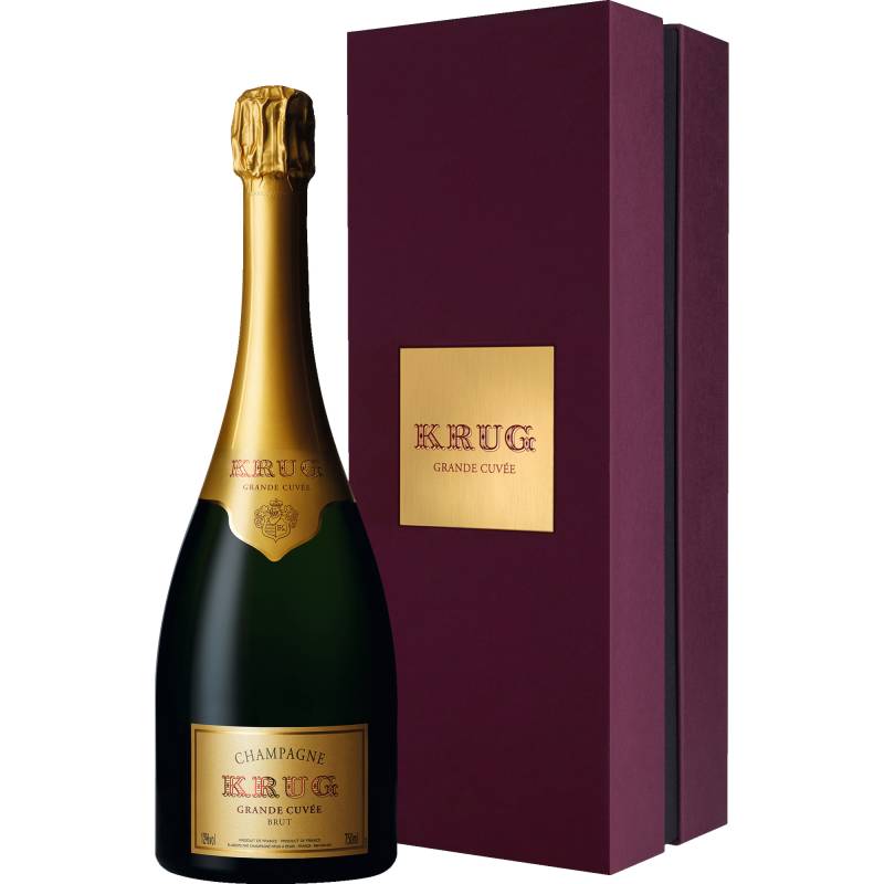 Champagne Krug Grande Cuvée 171ème Edition, Brut, Champagne AC, Geschenkverpackung, Champagne, Schaumwein von Maison Krug, 51051 Reims, France