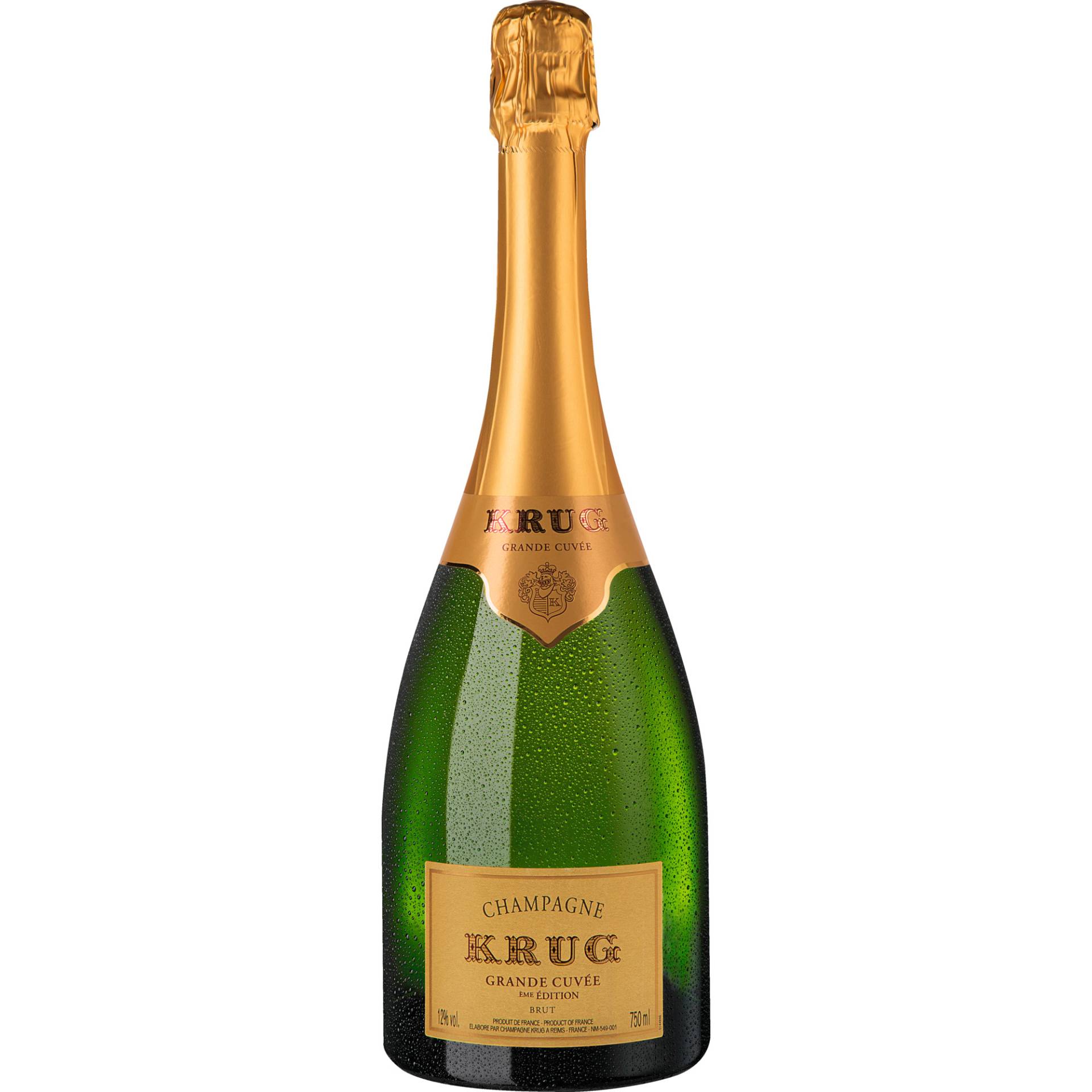 Champagne Krug Grande Cuvée 172ème Edition, Brut, Champagne AC, Champagne, Schaumwein von Maison Krug, 51051 Reims, France