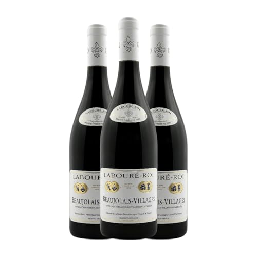 Labouré-Roi Gamay Beaujolais-Villages 75 cl Rotwein (Karton mit 3 Flaschen von 75 cl) von Maison Labouré-Roi