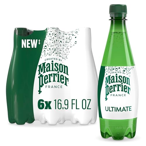 Maison Perrier Ultimate Sprudelwasser, 500 ml, Kunststoff-Wasserflaschen, 6 Stück, 2,998 ml von Maison Perrier