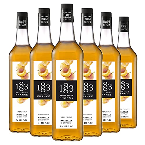 Maison Routin 1883 Sirup Mirabelle, 1,0L | 6er Pack von 1883 MAISON ROUTIN