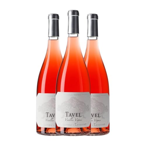 Tardieu-Laurent Tavel Vieilles Vignes Côtes du Rhône 75 cl Rosé-Wein (Karton mit 3 Flaschen von 75 cl) von Maison Tardieu-Laurent