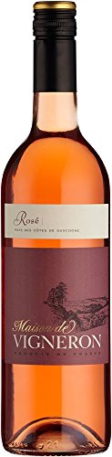 Maison de Vigneron Rosé, Pays des Côtes de Gascogne (Case of 6x75) Frankreich/Gascony&Vaucluse, Roséwein (GRAPE TANNAT 40%, MERLOT 30%, CABERNET FRANC 30%) von Maison de Vigneron