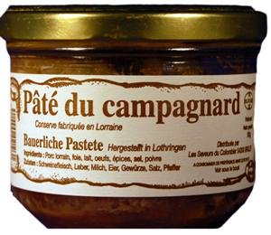 Lothringer Bauernpastete 180g, Paté le Campagnard von Maitre Jean