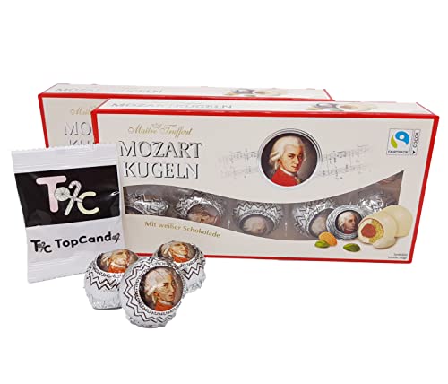 Maitre Truffout Mozart Kugeln Mit Weißer Schokolade 2 x 200g von Maitre Truffout