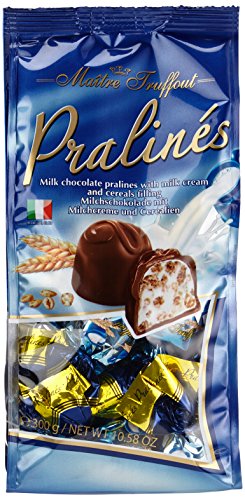 Maître Truffout Pralinen Milchschokolade Milchcreme und Cerealien, 12er Pack (12 x 300 g) von Maître Truffout