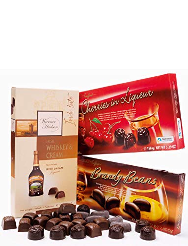 Pralinen "Cherries in Brandy" mit 6% alc. in der 150g Packung von Maître Truffout von Maître Truffout