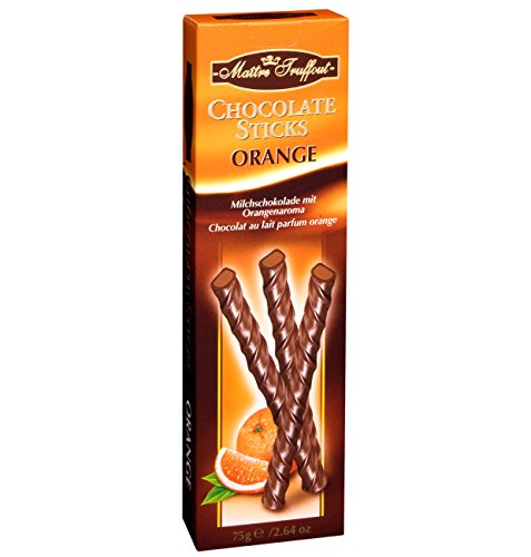 Schokosticks Orange in der 75g Packung von Maître Truffout von Maître Truffout