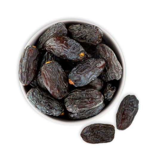 Makarem® Medjoul LARGE Datteln Premium aus Marokko 1Kg | Medjool Datteln | Königsdatteln aus frischer Ernte | Einzigartiger Karamell-Geschmack | 100% frische Ernte | OHNE Zusatzstoffe von Makarem Dates