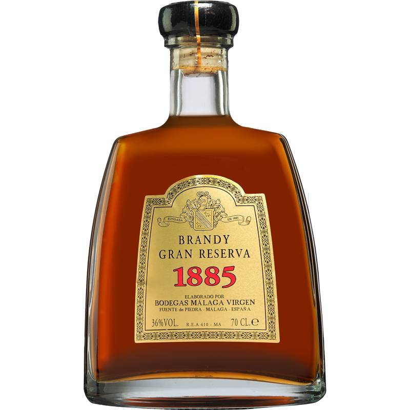 Brandy Málaga Virgen »Gran Reserva 1885« - 0,7 L.  0.7L 36% Vol. Brandy aus Spanien von Málaga Virgen