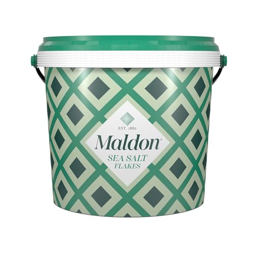 MALDON - Meersalzflocken 1400g | Zart-knusprige Salzflocken aus natürlichen Mineralien | Meersalz Flakes mit reinem Geschmack. Ideal auch als Dekoration für Cocktails | Inhalt: 1400g von Maldon