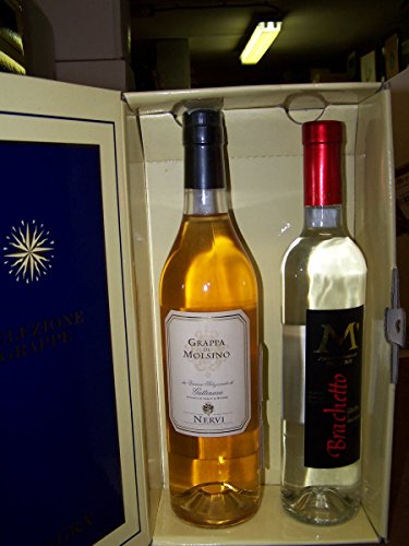 Confezione 1 Grappa Molsino Malgra' 70 Cl + Brachetto 50 cl Malgra = 88.00 â‚¬/L von Malgra