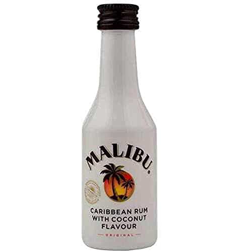 Malibu Likör 0,05 Liter + 1 Malibu Glas von Malibu