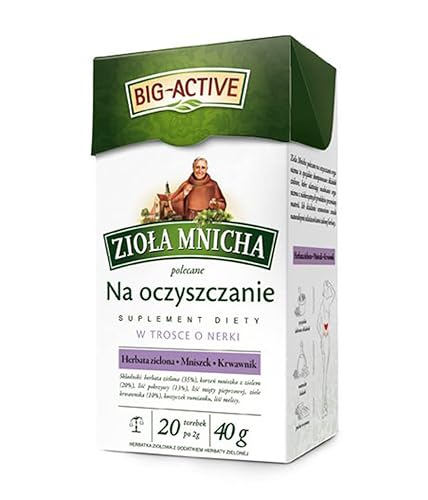 Big - Active Tee Mönchskräuter treibend 20 Beutel // Big - Active Ziola Mnicha polecane na oczyszczanie 20 torebek von Malinowe