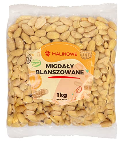 Malinowe MANDELKERNE BLANCHIERT 1kg Mandeln Geschält Ohne Haut von Malinowe