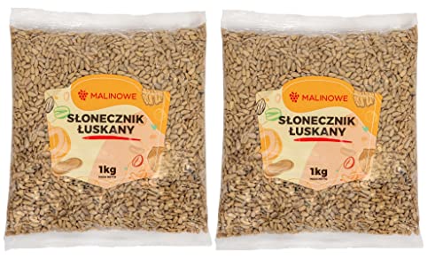 Malinowe Geschälte Sonnenblumenkerne 2x1kg von Malinowe