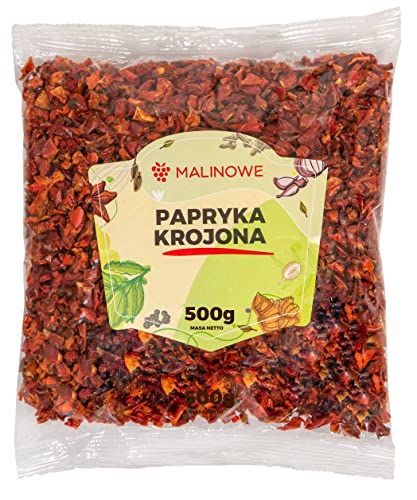 Malinowe GETROCKNETE PAPRIKA 500G Paprikascheiben von Malinowe