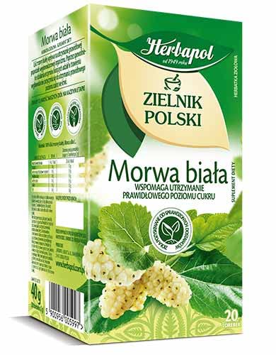 HERBAPOL Herbatka ziolowa Morwa Biala 40 g / Tisane au M?rier blanc / (6) von Malinowe