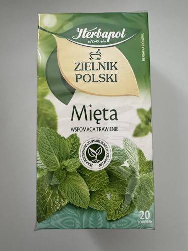 Herbapol Pfefferminztee /// Mieta 20 Beutel, 40g von Malinowe