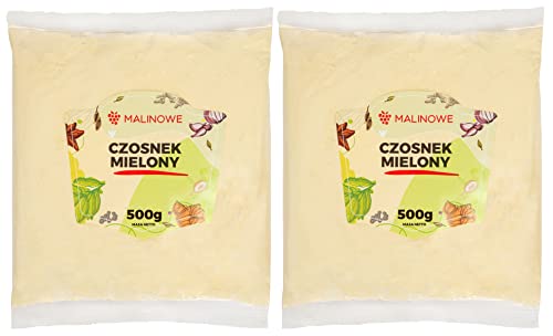 Malinowe KNOBLAUCH GEMAHLEN 1kg Knoblauchpulver Premium-Qualität von Malinowe