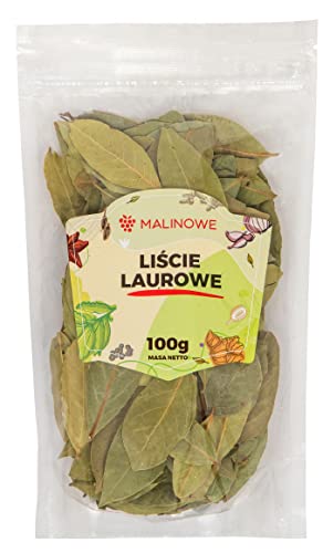 Malinowe GETROCKNETES LORBEERBLATT 100g Lorbeerblätter Gewürze von Malinowe