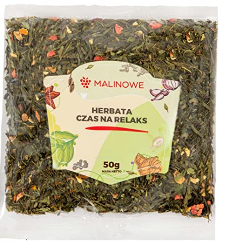 MALINOWE GRÜNER TEE SENCHA ENTSPANNUNGSZEIT 50G von Malinowe