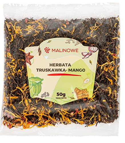 MALINOWE ROTER PU-ERH-TEE ERDBEERE MANGO 50g von Malinowe