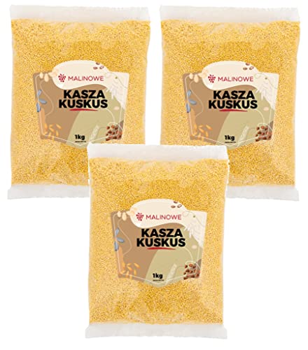 Malinowe Couscous-Grütze 3x1kg Hartweizengrütze Couscous von Malinowe