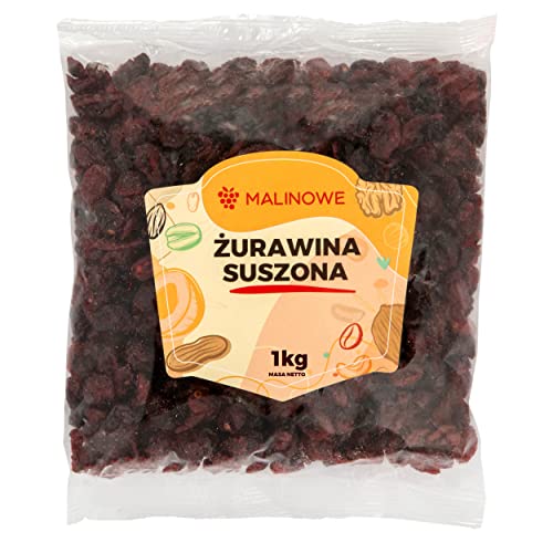 Malinowe GETROCKNETE CRANBERRIES 1kg Natürlich von Malinowe