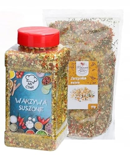 Malinowe Gemüse extra Gemüsemischung 1kg + 1kg Gewürz-Mischung von Malinowe