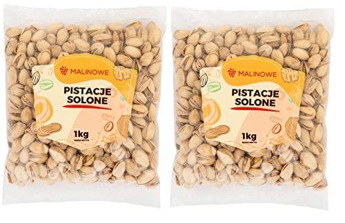 Malinowe Gesalzene Pistazien 2x1kg geröstet und gesalzen von Malinowe