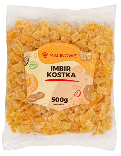 Malinowe KANDIERTER INGWERWÜRFEL 500g Kandierter Ingwer von Malinowe