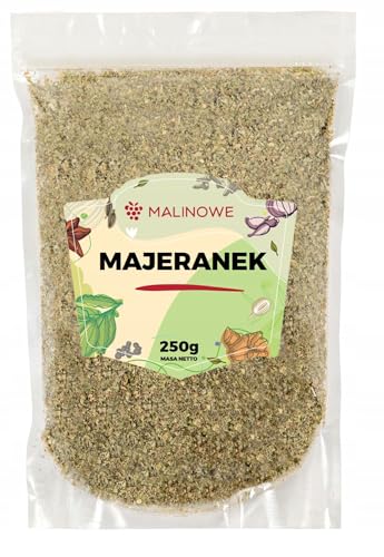 Malinowe MAJORAN GEREBELT UND GETROCKNET 250g Majoran Gerebelt Gewürze von Malinowe