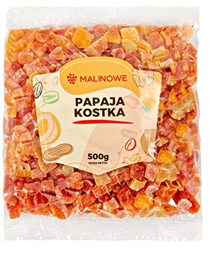 Malinowe PAPAYA-WÜRFEL 100g Kandiert von Malinowe