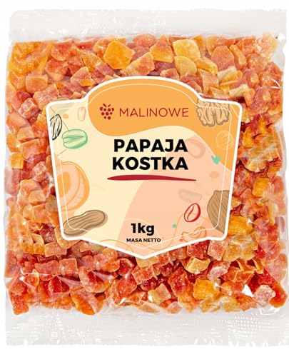 Malinowe PAPAYA-WÜRFEL 1kg Kandiert von Malinowe