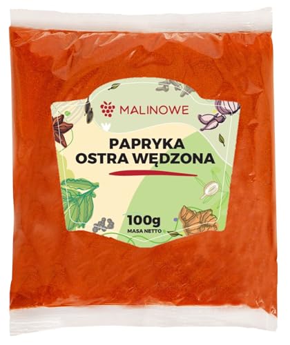 Malinowe PAPRIKA SCHARF 250g Geräuchert Paprikapulver von Malinowe