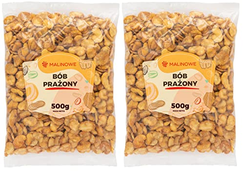 Malinowe Saubohne gesalzen gebratener 2x500g Snack von Malinowe