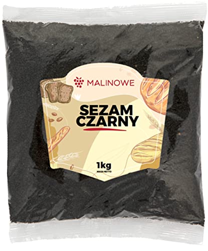 Malinowe SESAM SCHWARZ 1kg Schwarzer Sesam von Malinowe