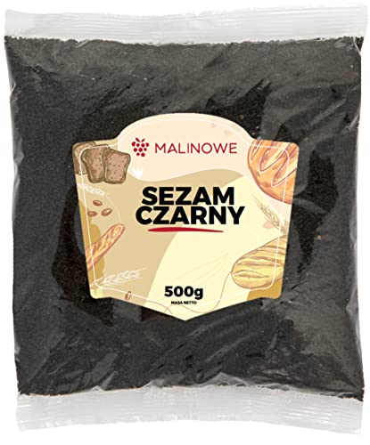 Malinowe Sesam schwarz 500g Schwarzer Sesam von Malinowe