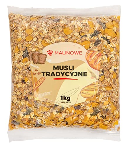 Malinowe TRADITIONELLES MÜSLI 1kg Mit Trockenfrüchten von Malinowe