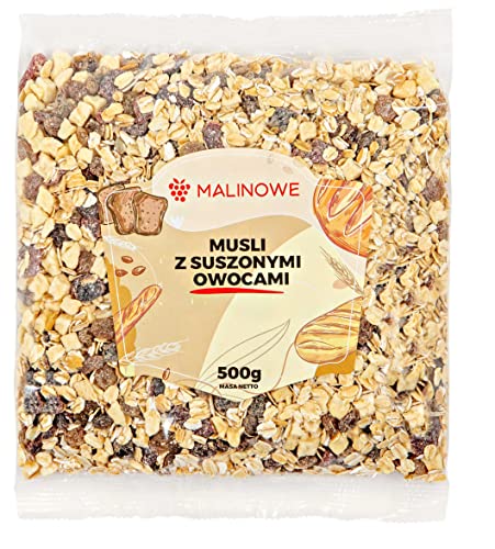 Malinowe TRADITIONELLES MÜSLI 500g Mit Trockenfrüchten von Malinowe